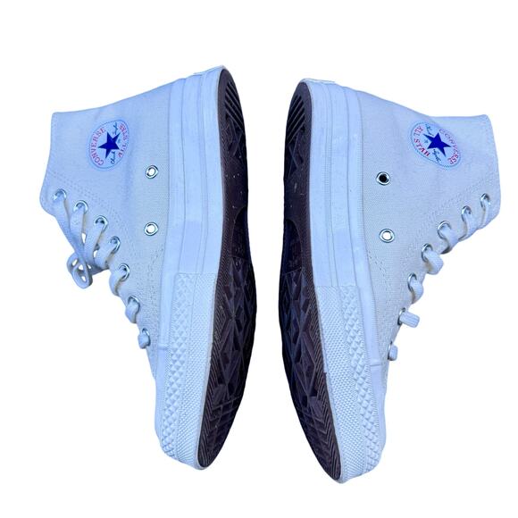 NEW Converse Chuck Taylor All Star 70 Hi‎ x Comme des Garcons PLAY White M4 W6 - Picture 8 of 10